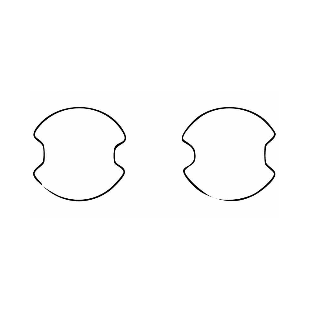 Pre-cut PPF pattern: Door Handle Insert - Mini