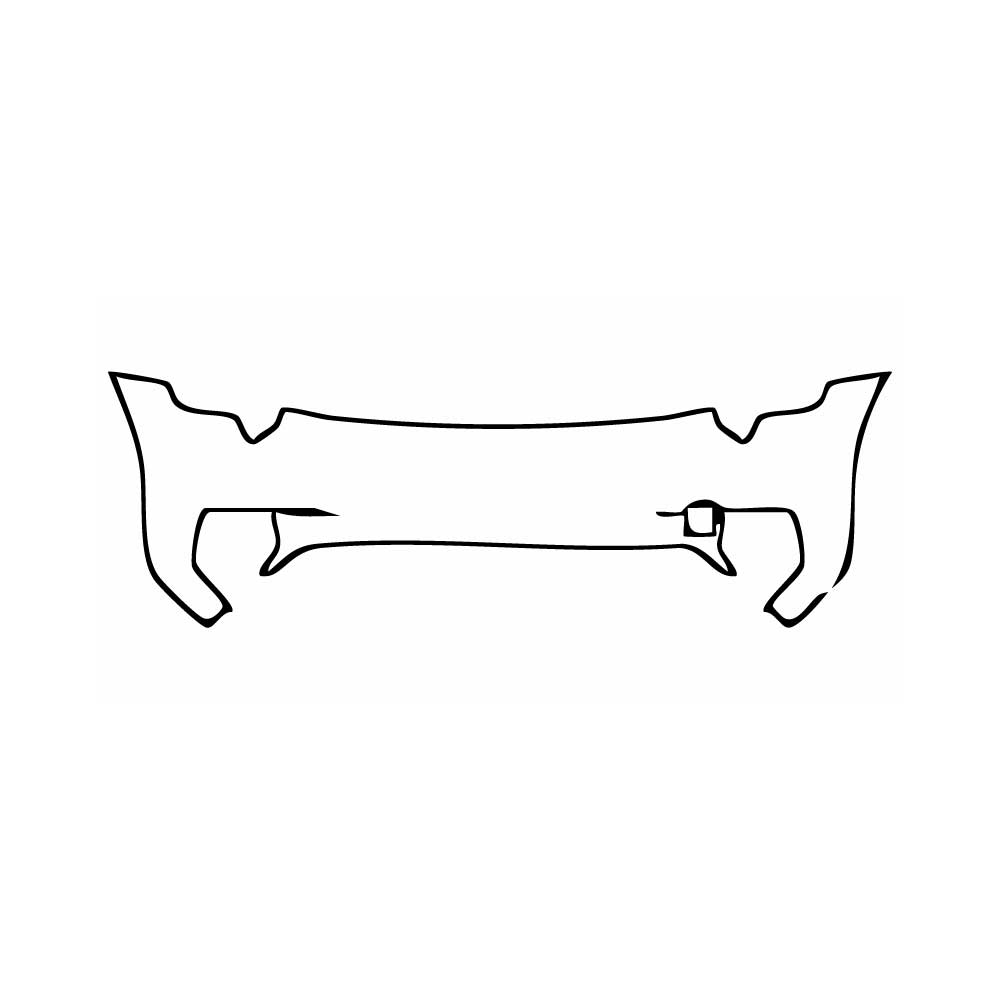 Pre-cut PPF pattern: Rear Bumper - Mini