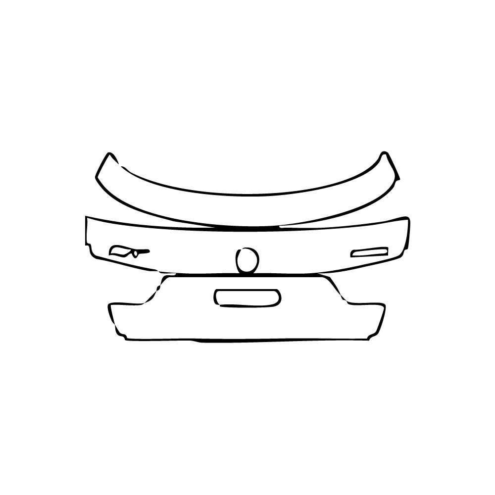 Pre-cut PPF pattern: Trunk Lid - BMW