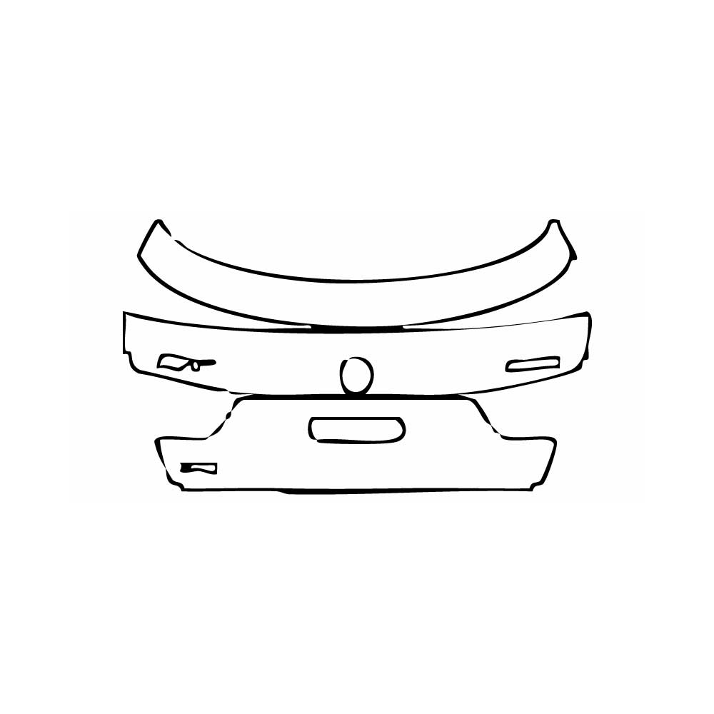 Pre-cut PPF pattern: Trunk Lid - BMW