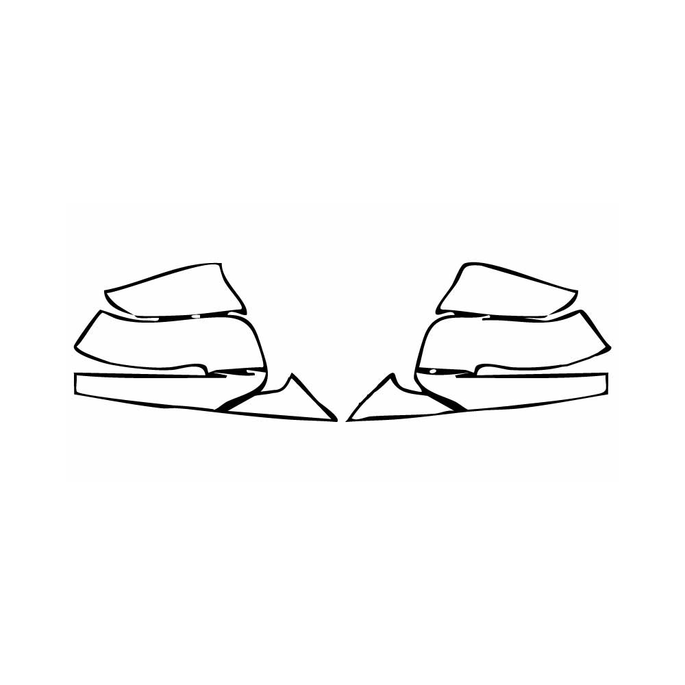 Pre-cut PPF pattern: Mirror - BMW