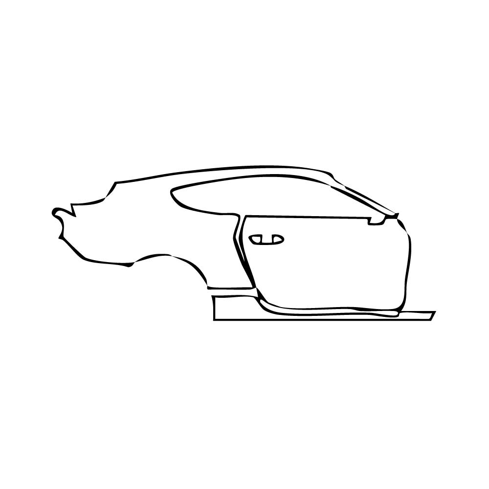 Pre-Cut PPF Ford Mustang Fastback Shelby GT350 2015 - PPF-Kits