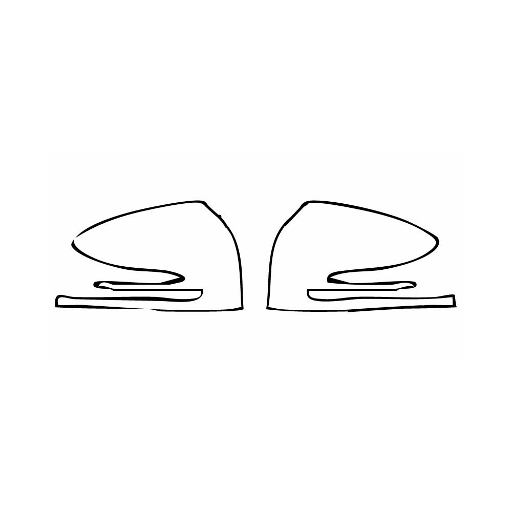 Pre-cut PPF pattern: Mirror - Mercedes-Benz