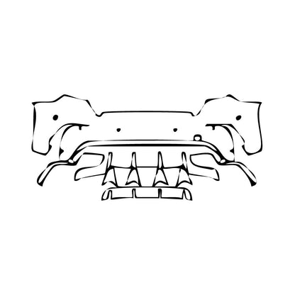 Pre-Cut PPF Mercedes-Benz A Class Hatchback AMG A 45 2016 - PPF-Kits