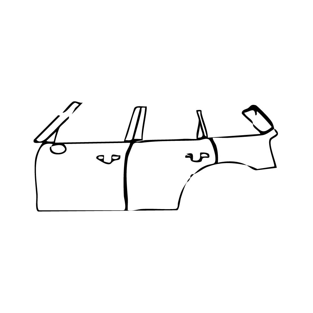 Pre-Cut PPF MINI MINI Countryman John Cooper Works (JCW) 2017 - PPF-Kits