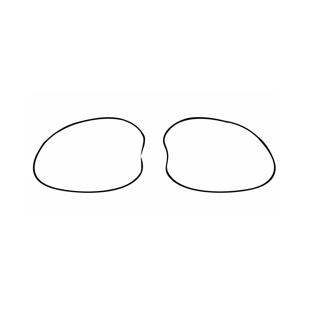Pre-cut PPF pattern: Mirror - Mini