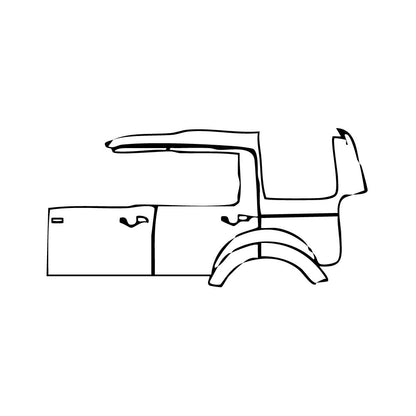 Pre-Cut PPF Land Rover Discovery Discovery 4 2014 - PPF-Kits