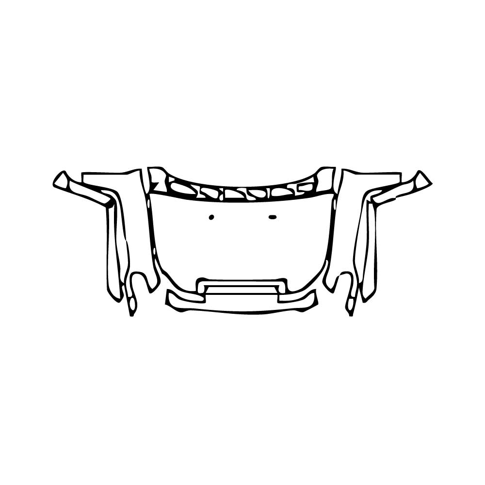 Pre-cut PPF pattern: Hood + Fender - Toyota
