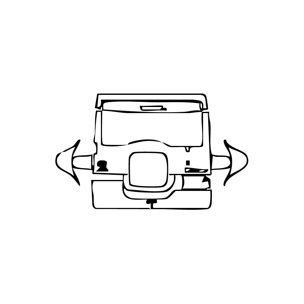 Pre-cut PPF pattern: Trunk Lid - Toyota