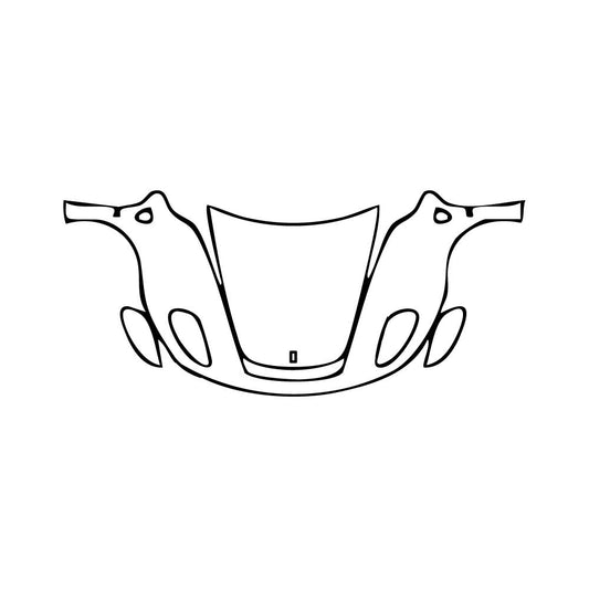 Pre-Cut PPF Ferrari F430 F430 Scuderia Coupe 2008 - PPF-Kits