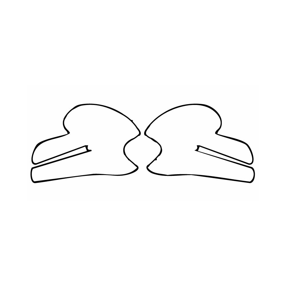 Pre-cut PPF pattern: Mirror - Mercedes-Benz