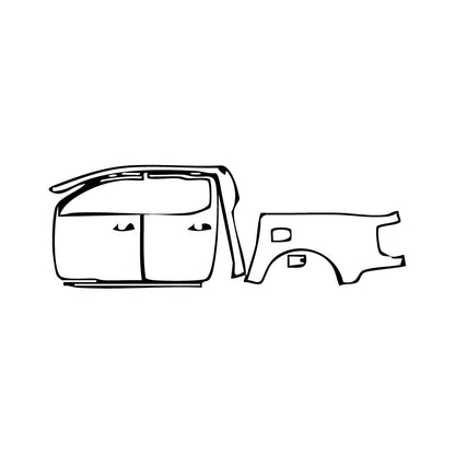 Pre-Cut PPF Ford Ranger (EU) MS-RT Double Cab 2025 - PPF-Kits