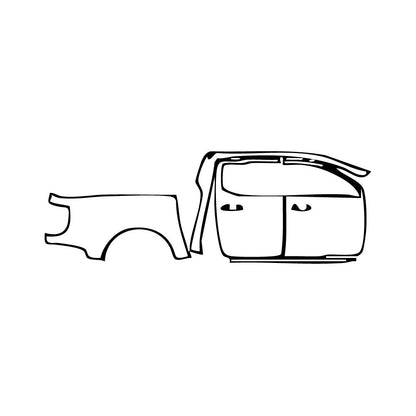 Pre-Cut PPF Ford Ranger (EU) MS-RT Double Cab 2025 - PPF-Kits