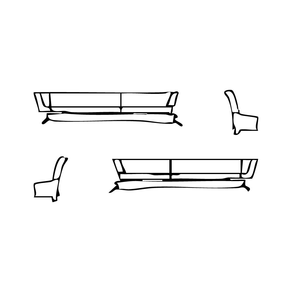 Pre-Cut PPF JEEP Grand Cherokee Grand Cherokee (2-row) Overland 2025 - PPF-Kits