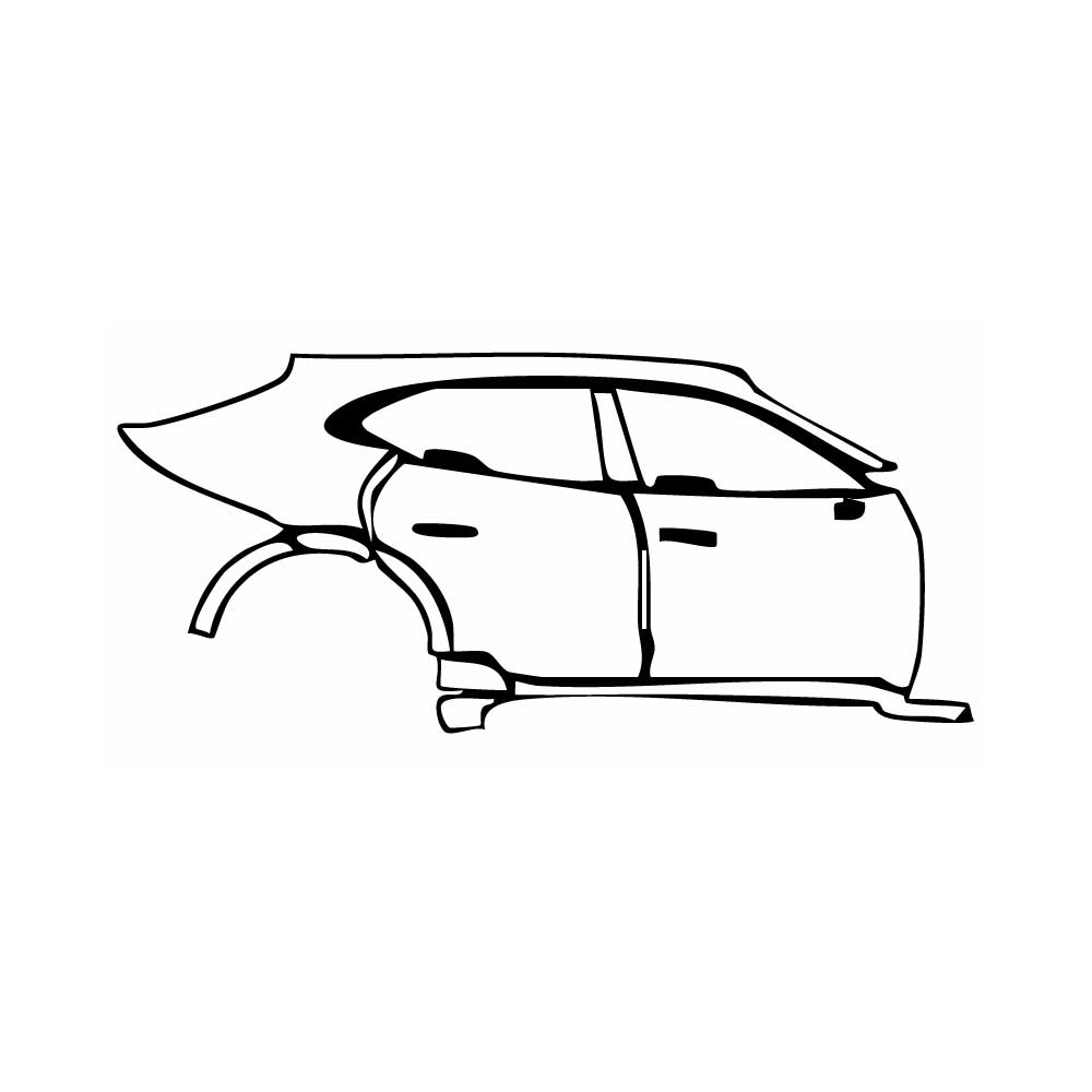 Pre-Cut PPF Porsche Taycan Cross Turismo Taycan Turbo S Cross Turismo 2025 - PPF-Kits