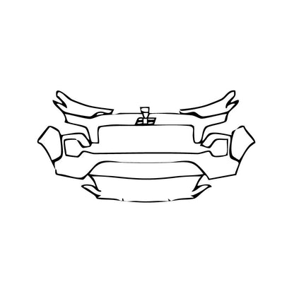 Pre-Cut PPF Chevrolet Colorado Crew Cab Z71 2025 - PPF-Kits