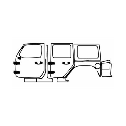 Pre-Cut PPF JEEP Wrangler 4 Door Rubicon 392 2025 - PPF-Kits