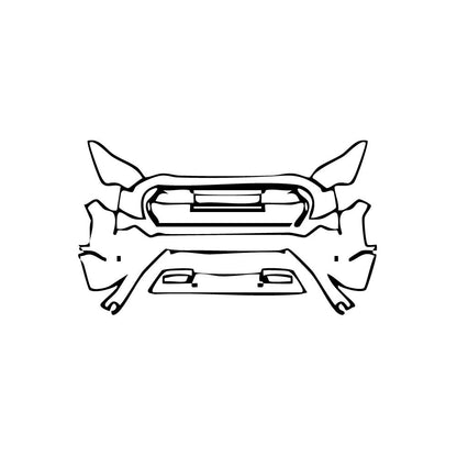 Pre-Cut PPF Toyota Tacoma Double Cab TRD Pro 2025 - PPF-Kits