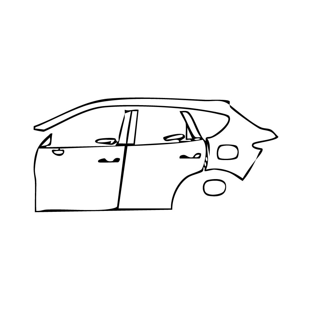 Passgenaue Lackschutzfolien PPF Mazda CX-60 (EU) Exclusive-Line 2025