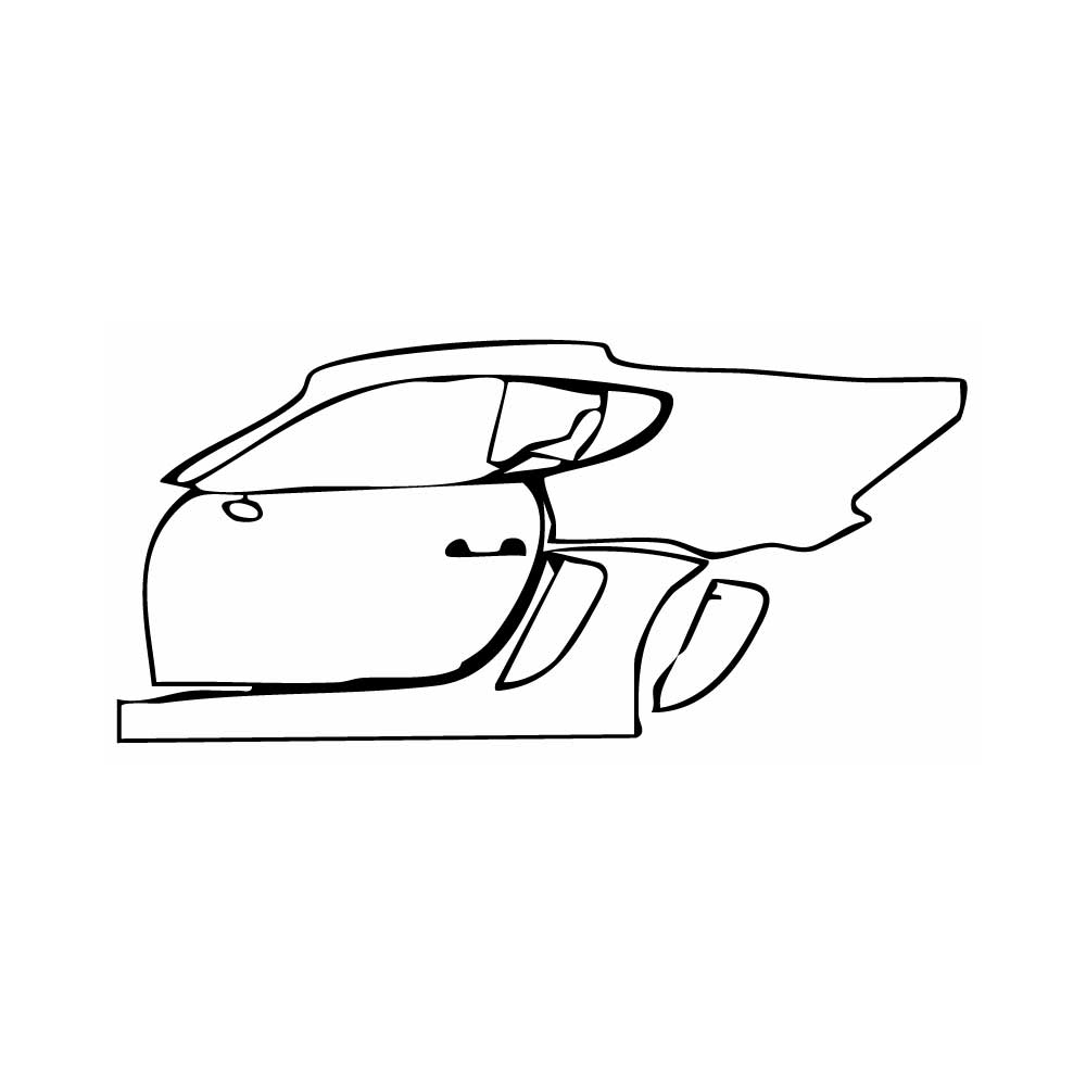 Passgenaue Lackschutzfolien PPF Porsche 718 Cayman Cayman GT4RS 2025