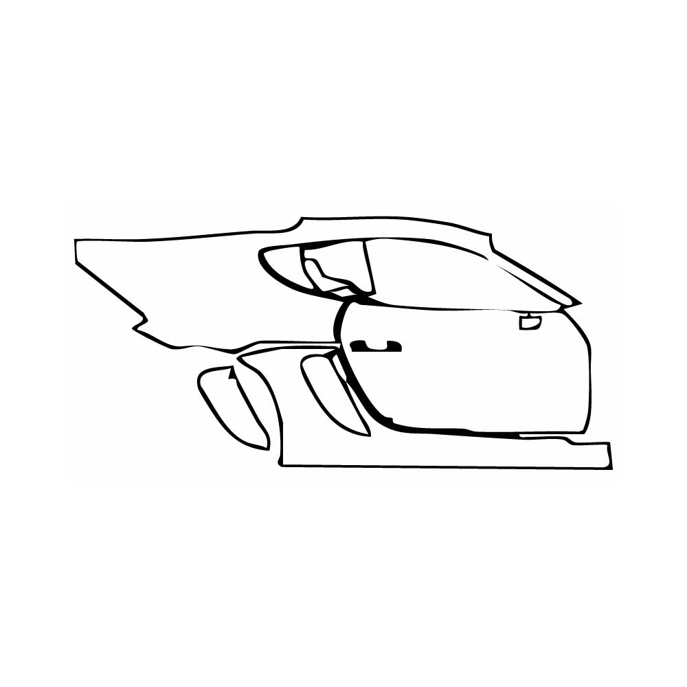 Passgenaue Lackschutzfolien PPF Porsche 718 Cayman Cayman GT4RS 2025