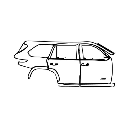 Passgenaue Lackschutzfolien PPF Toyota Sequoia Limited 2025