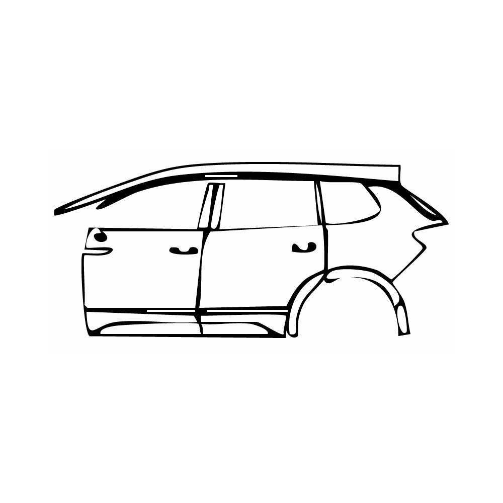 Passgenaue Lackschutzfolien PPF Volkswagen Talagon R-line 2025