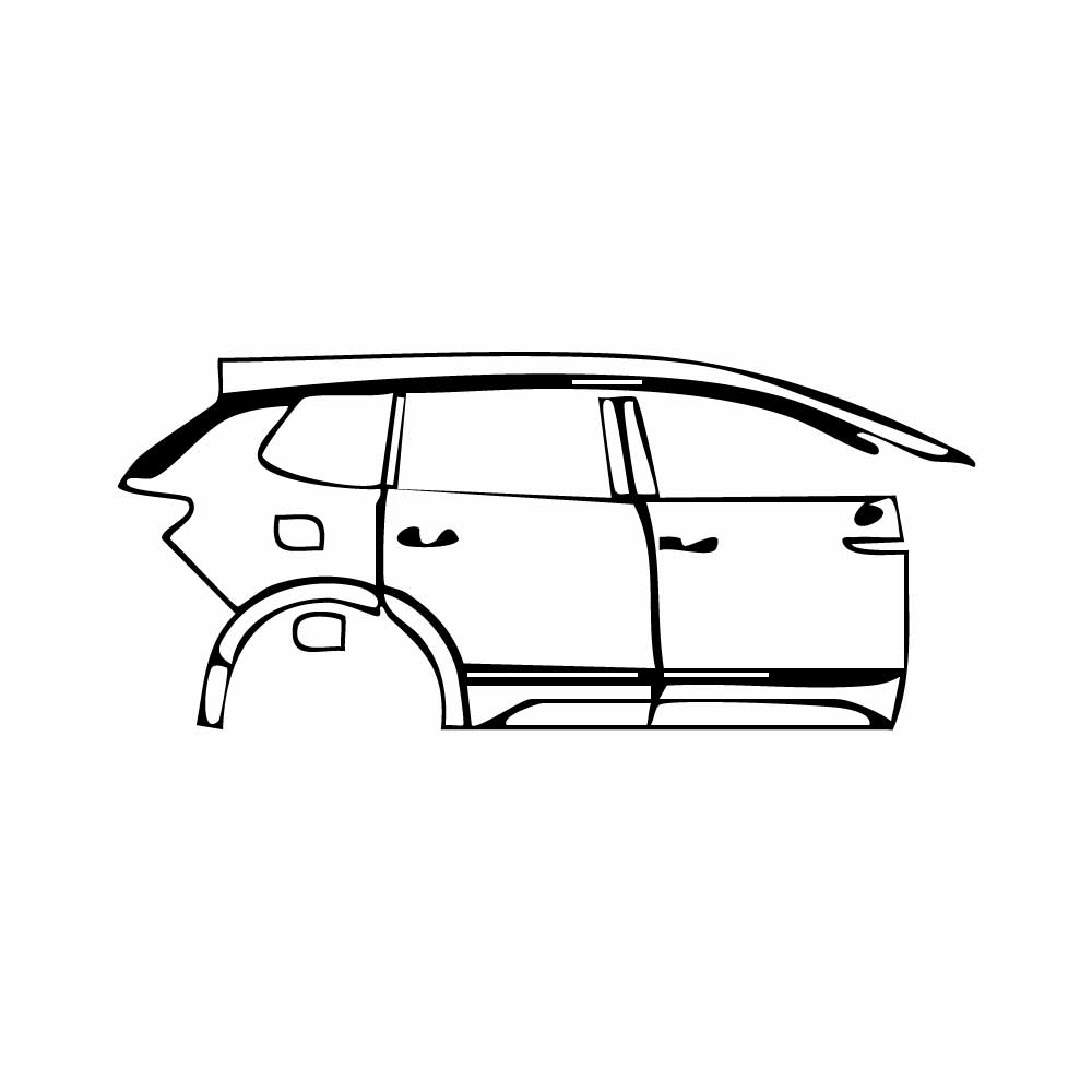 Passgenaue Lackschutzfolien PPF Volkswagen Talagon R-line 2025