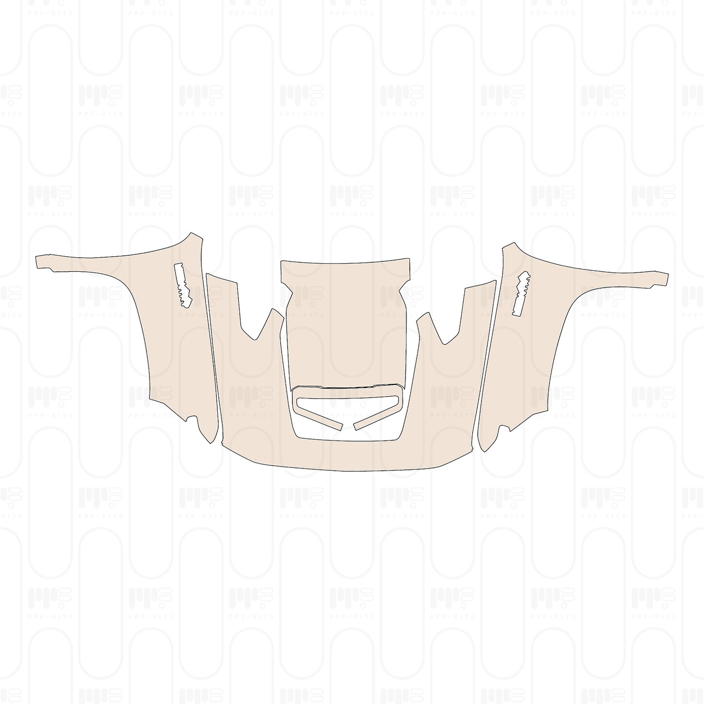 Hood+Fender with "HIGH COUNTRY" Emblems