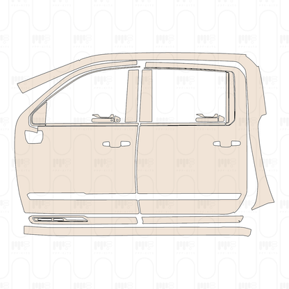 (left) Door+Side Skirt with "2500HD" Emblem