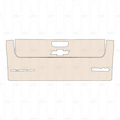 Trunk Lid with "SILVERADO HD" & "HIGH COUNTRY" Emblems