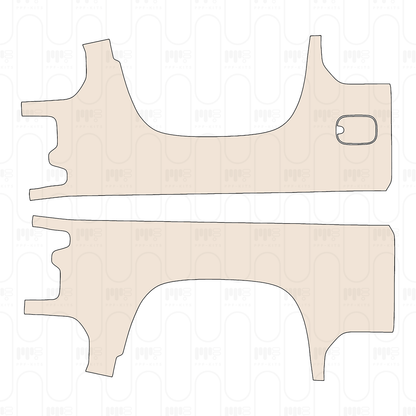 Bed Side (Rear Fender) Long Bed, Single Rear Wheels