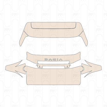 Trunk Lid with "DACIA" Emblem