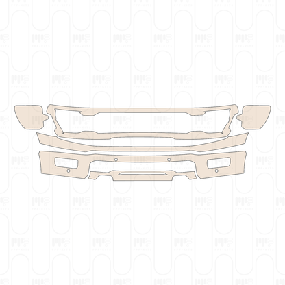 Bumper+Headlamp with 4 PDC (Parking Sensors)