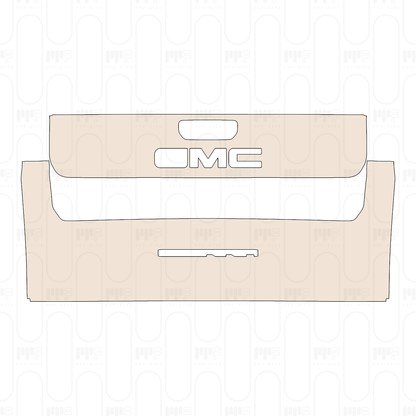 Trunk Lid with "GMC" & "SIERRA" Emblems