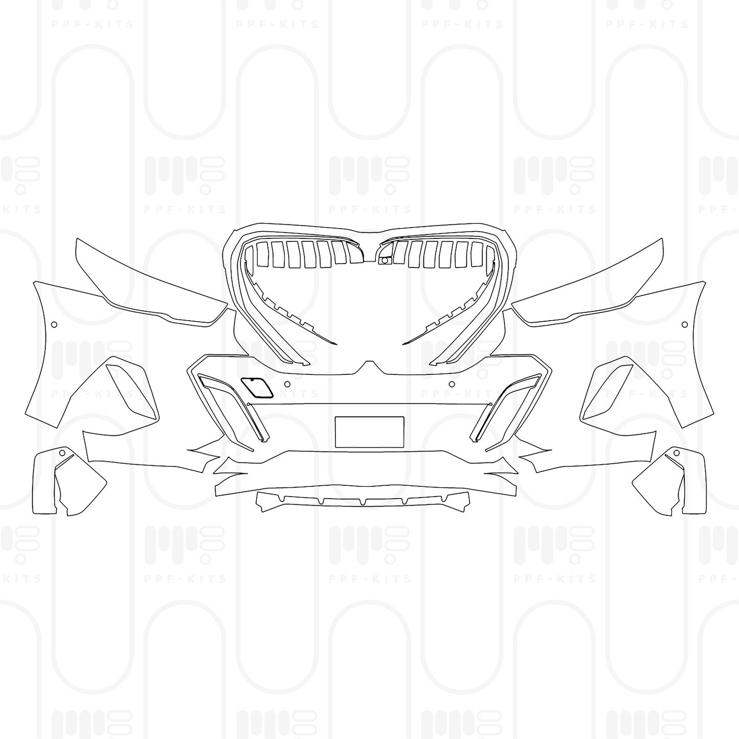 Pre-Cut PPF BMW i5 Saloon Extended Wheelbase M Sports Suit 2025
