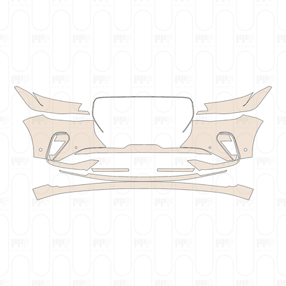 Bumper+Headlamp with 4 PDC (Parking Sensors)