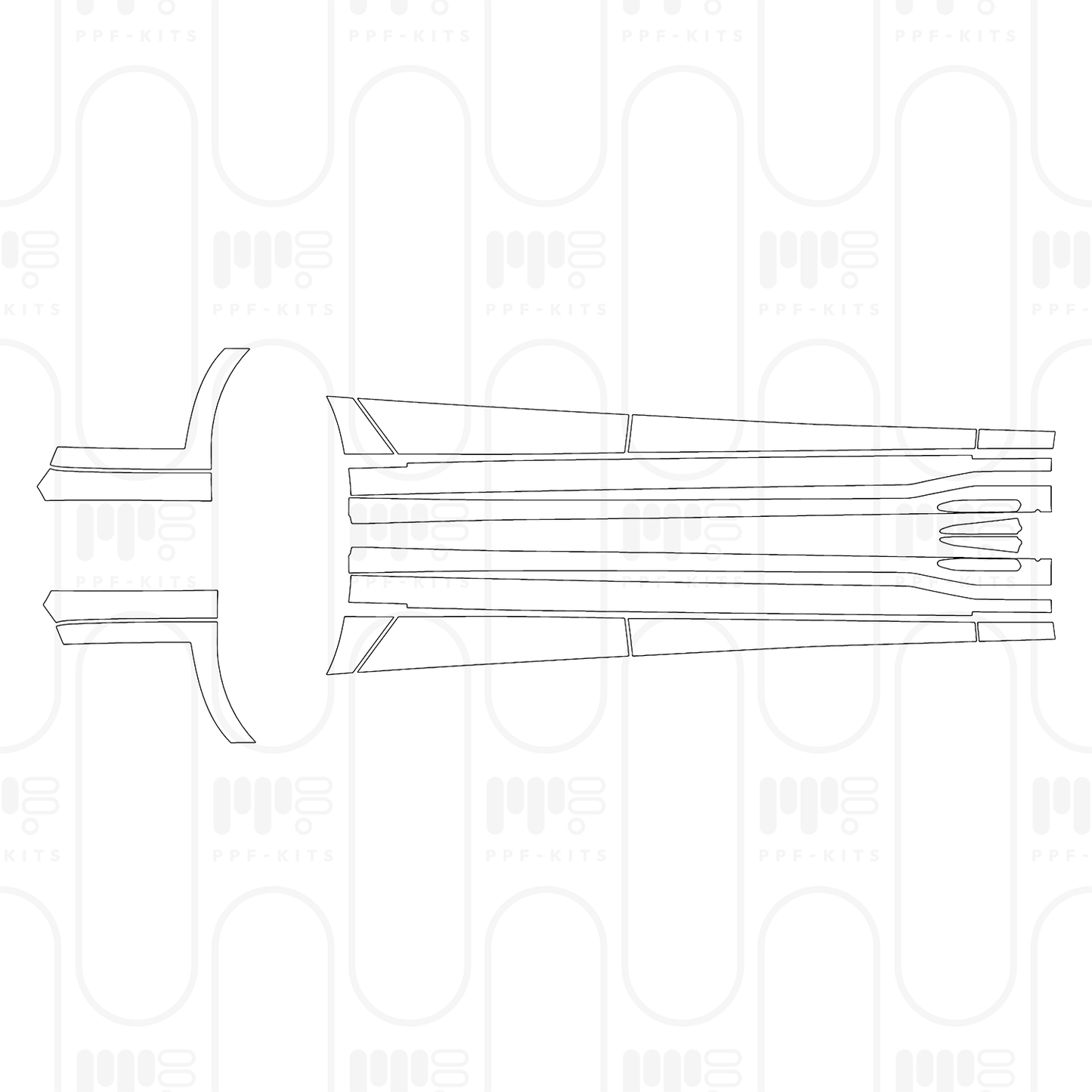 Pre-Cut PPF BMW i5 Saloon Extended Wheelbase M Sports Suit 2025