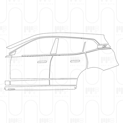 Pre-Cut PPF BMW iX Shadowline 2026
