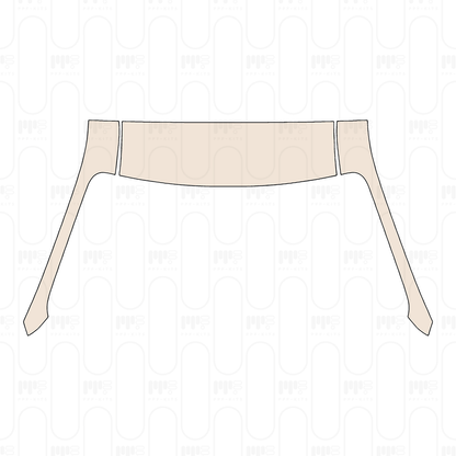 A-Pillar+Roof (front) without sunroof