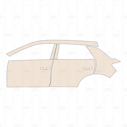 (left) Door+Rear Fender+Side Skirt