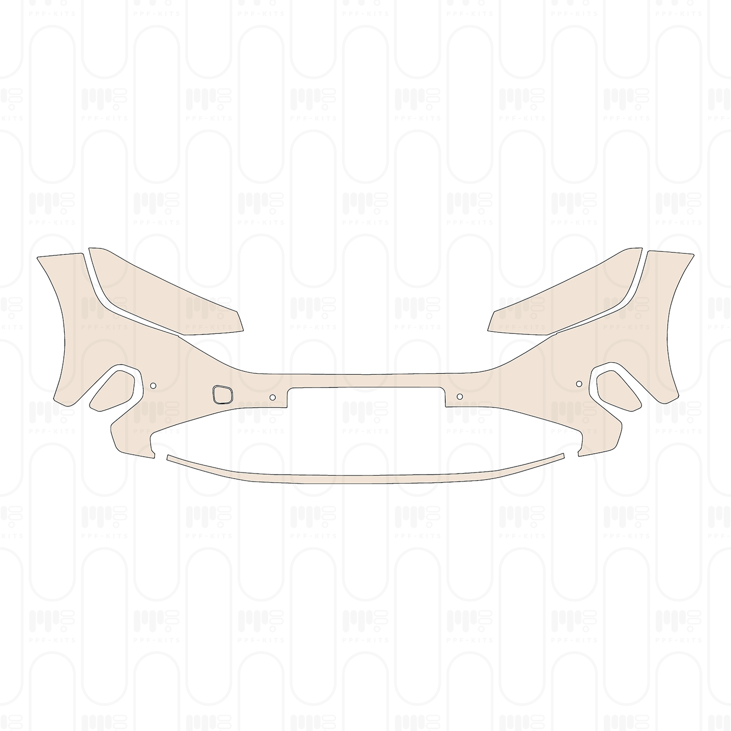 Bumper+Headlamp with 4 PDC (Parking Sensors)
