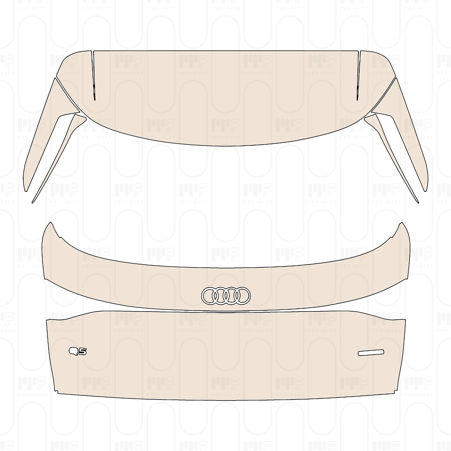 Pre-Cut PPF Audi Q5 Standard Wheelbase S-line 2026