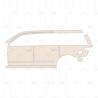 (left) Door+Side Skirt+Rear Fender