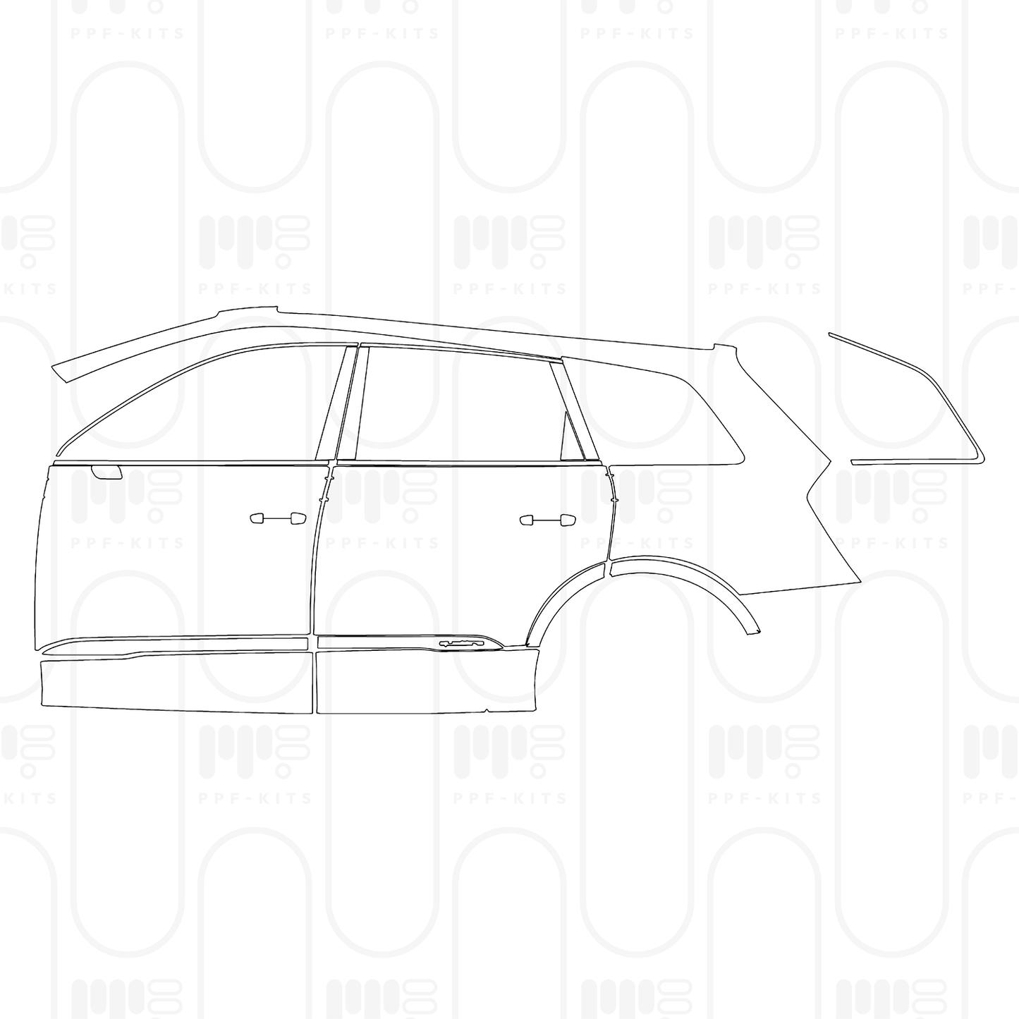 Pre-Cut PPF Audi Q7 S-line 2025