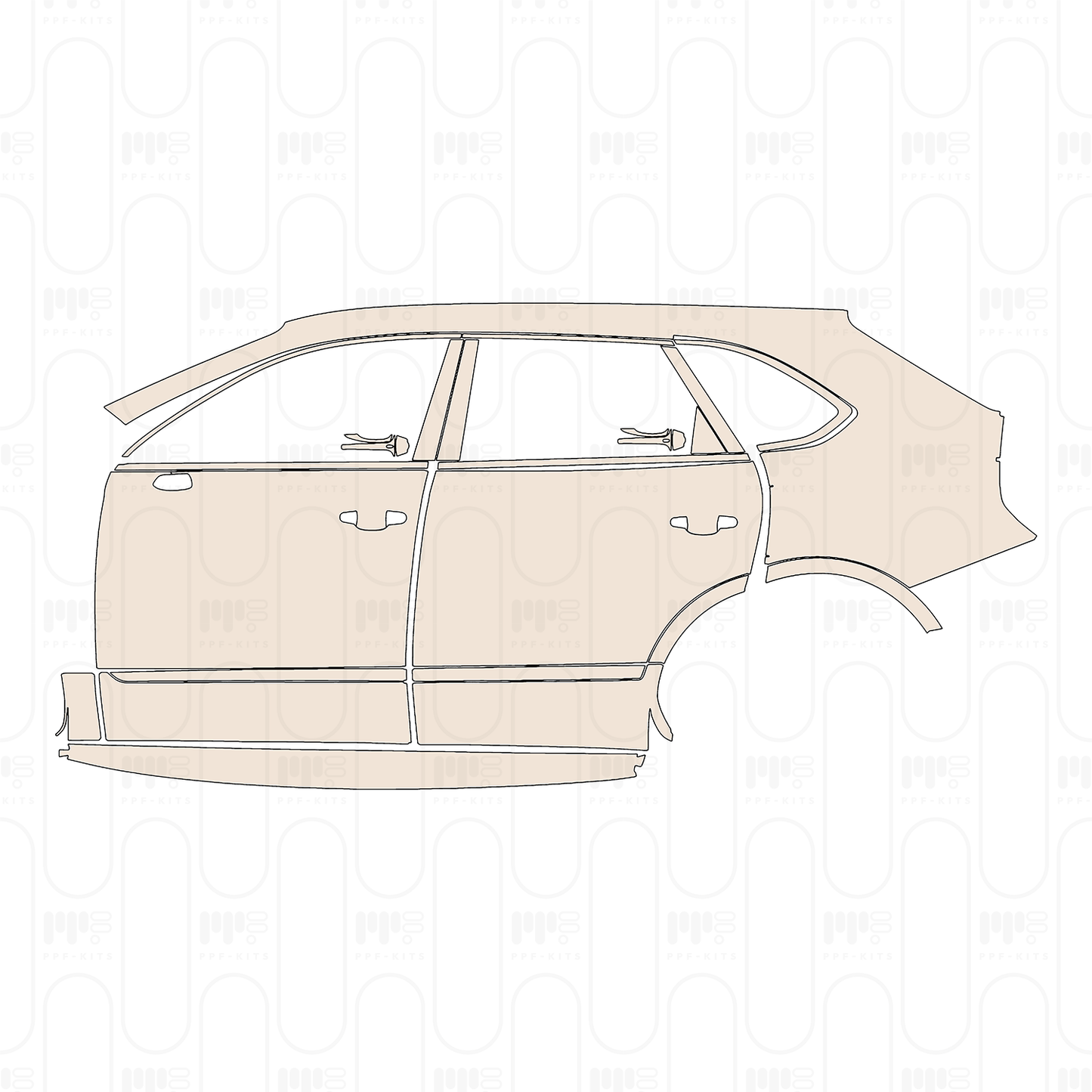 Pre-Cut PPF Bentley Bentayga Standard Wheelbase Speed 2025