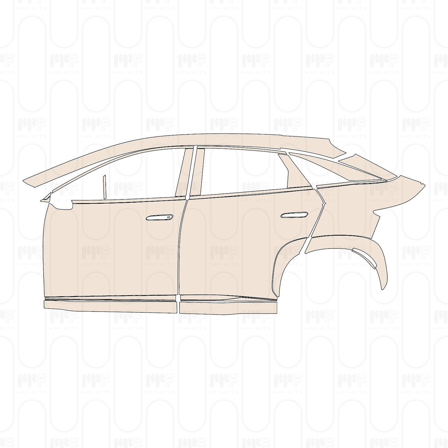 Pre-Cut PPF BYD Sealion 7 EV 2025