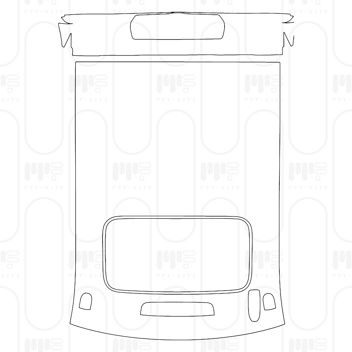 Pre-Cut PPF Chevrolet Silverado HD 2500 HD Custom 2025