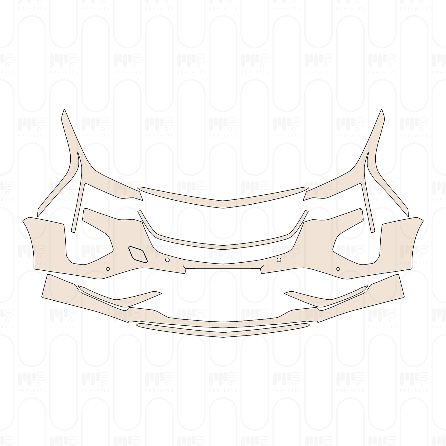 Pre-Cut PPF Cadillac CT4 Sport 2025