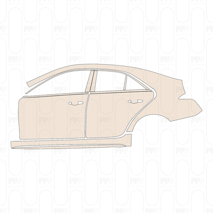 Pre-Cut PPF Cadillac CT4 Sport 2025